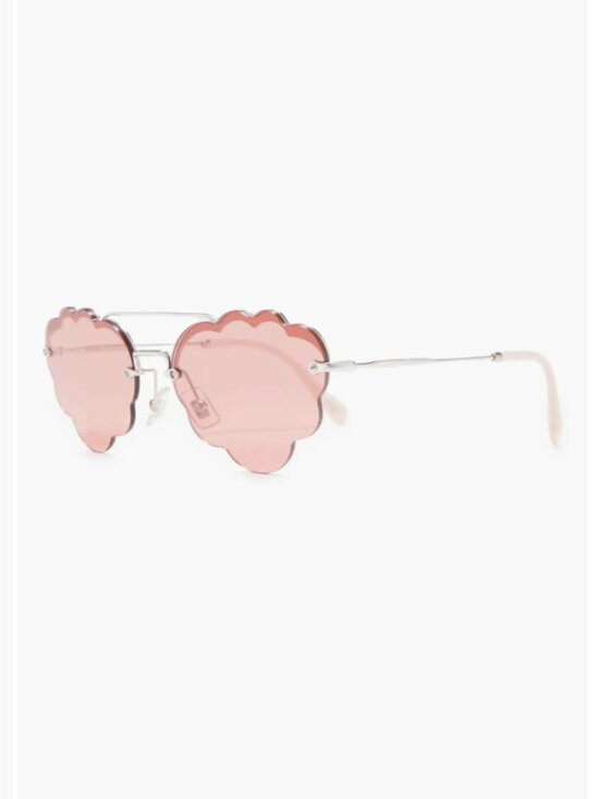 Miu Miu 58mm Irregular Fashion Sunglasses